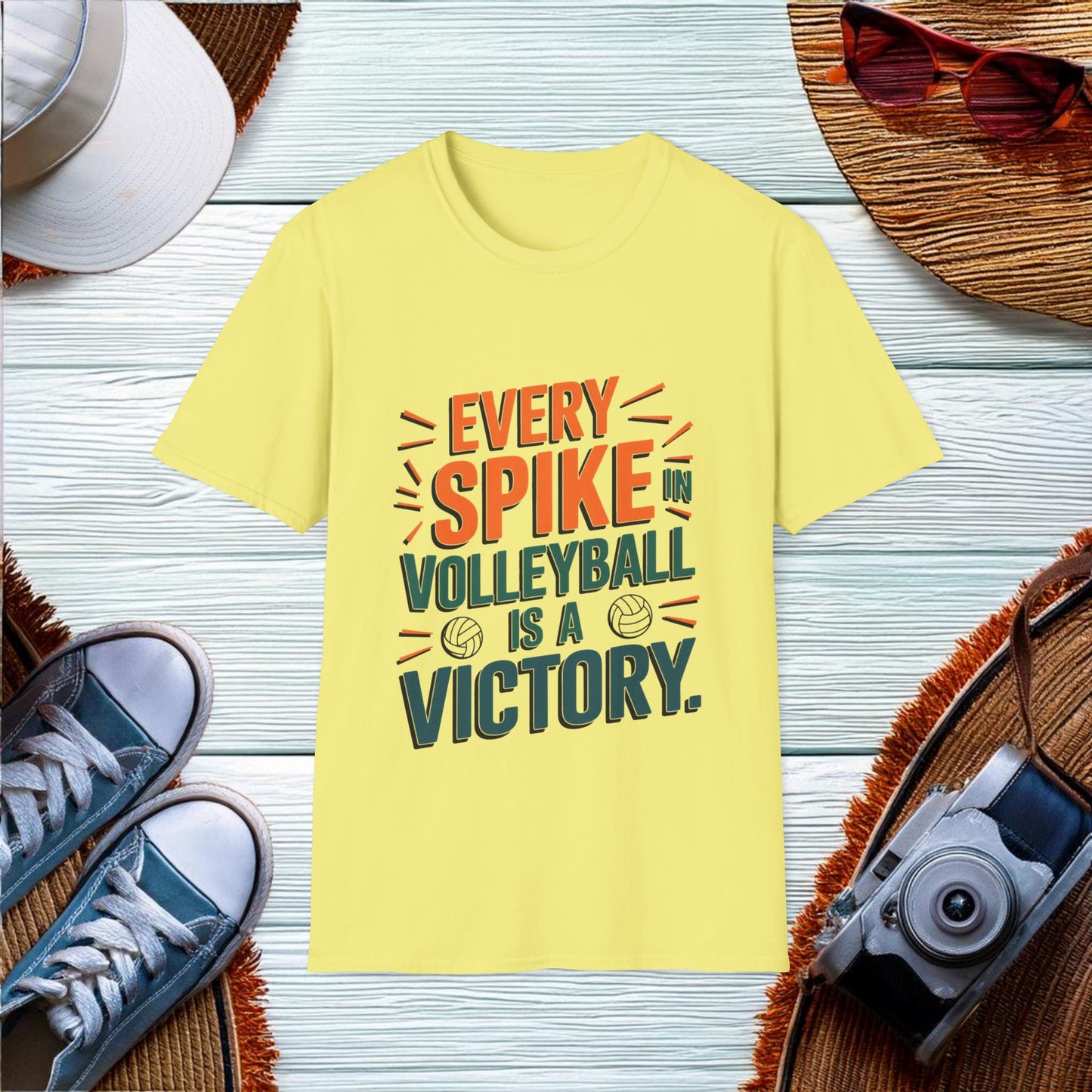 Every Spike in Volleyball is a Victory T-Shirt - Location: United States