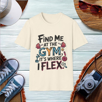 Flexing at the Gym T-Shirt - Location: United States