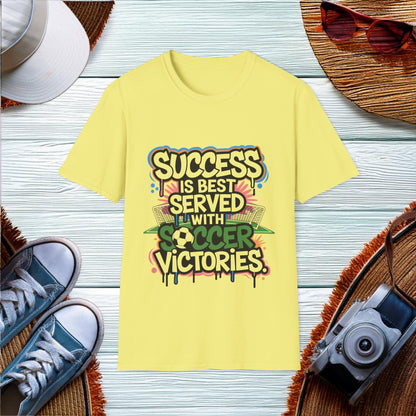 Success and Soccer Victories T-Shirt - Location: United States