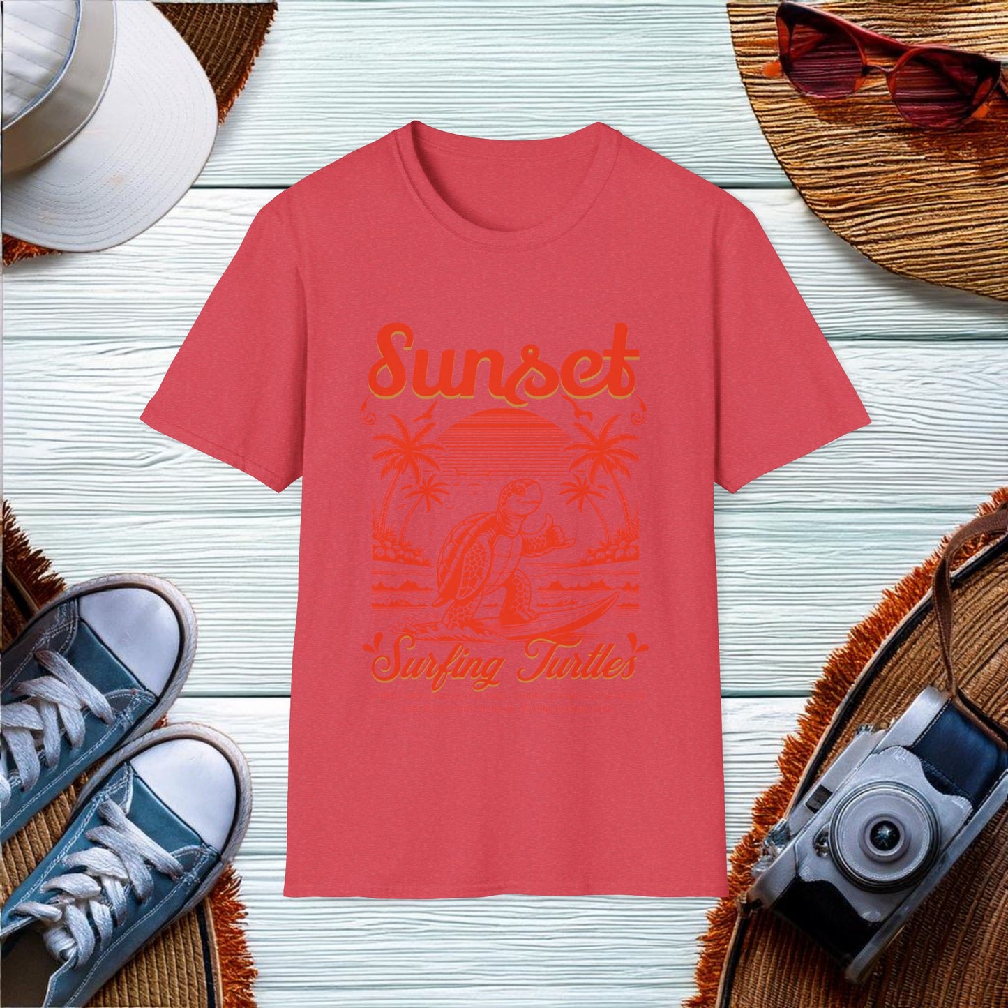 SunsetSurfing Turtles T-Shirt