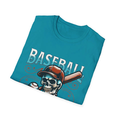 Baseball Skull Vintage T-Shirt