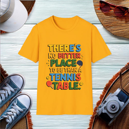 The Best Place for Table Tennis T-Shirt - Location: United States