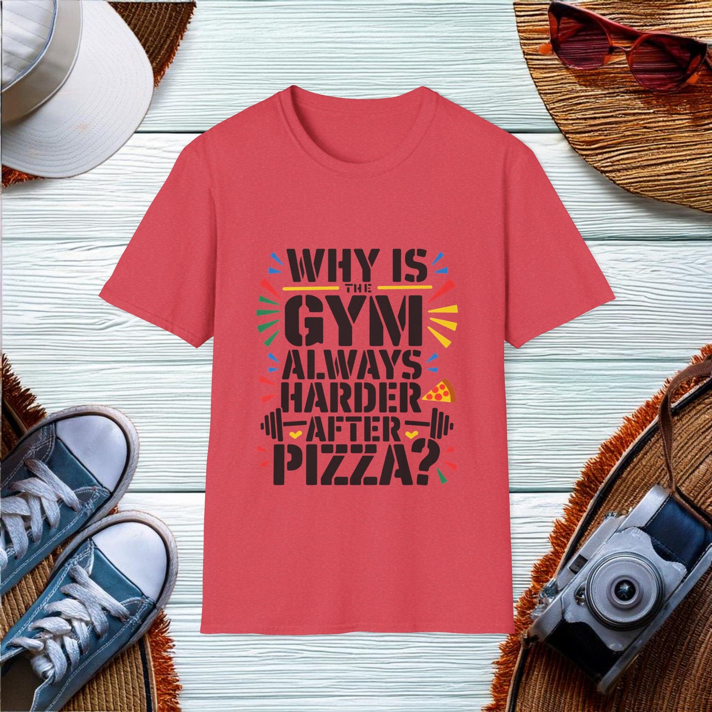 Why the Gym and Pizza Don't Mix T-Shirt - Location: United States