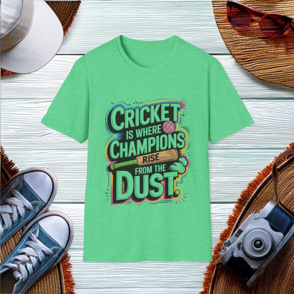 Champions Rise in Cricket T-Shirt - Location: United States