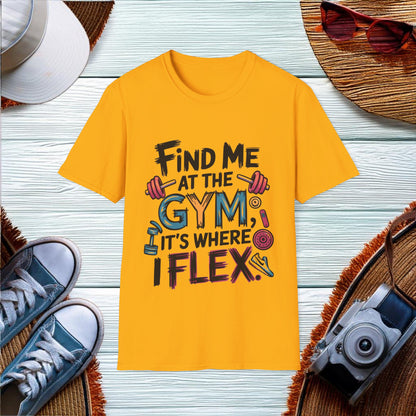 Flexing at the Gym T-Shirt - Location: United States