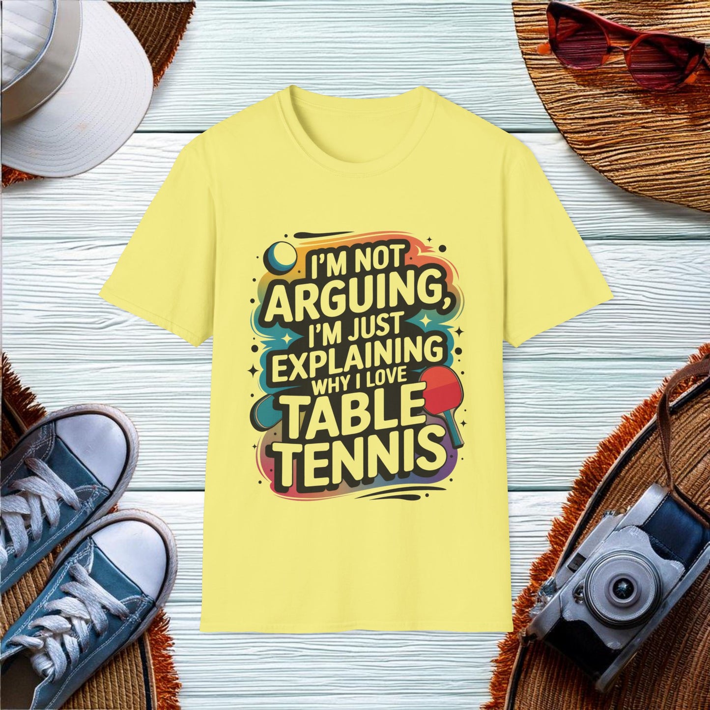 Why I Love Table Tennis T-Shirt - Location: United States