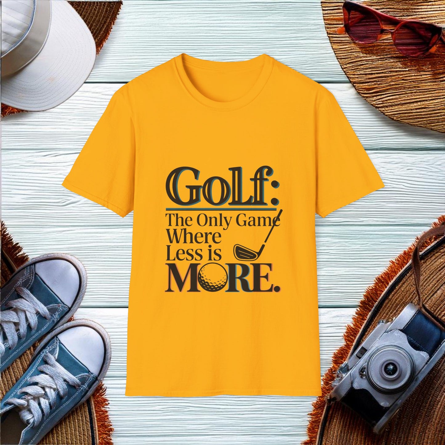 Golf Less is More T-Shirt - Location: United States