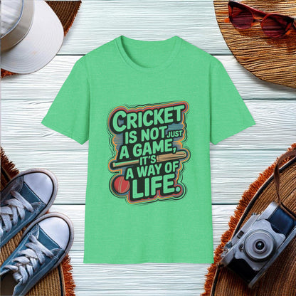 Cricket Enthusiast Quote T-Shirt - Location: United States