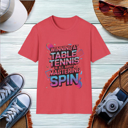 Mastering Table Tennis Spin T-Shirt - Location: United States