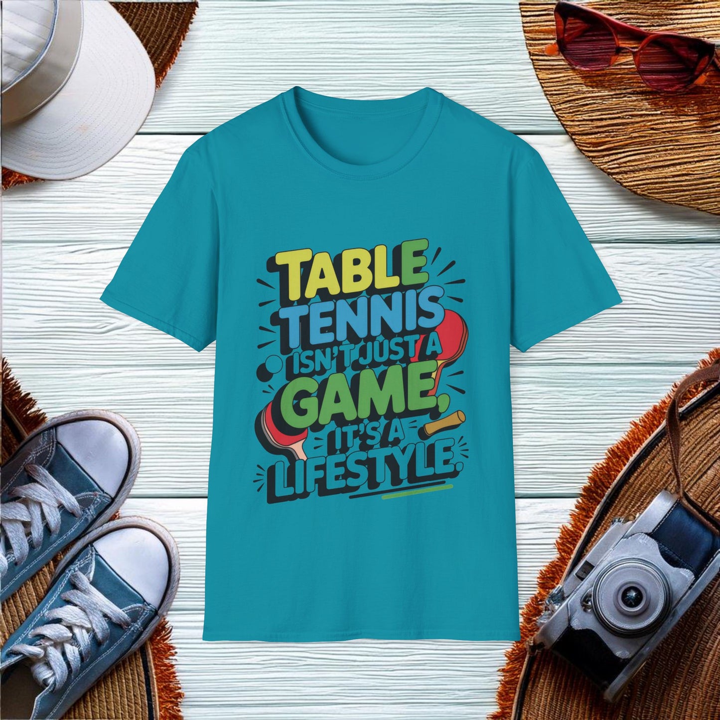 Table Tennis Lifestyle T-Shirt - Location: United States