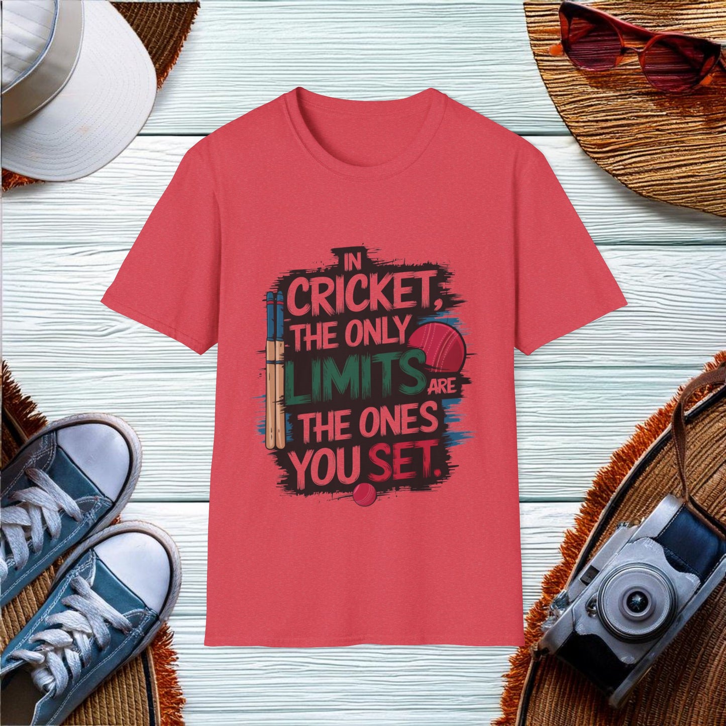 Setting Your Own Limits in Cricket T-Shirt - Location: United States