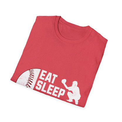 Eat Sleep Baseball Repeat T-Shirt