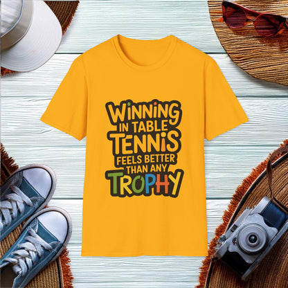 Winning in Table Tennis T-Shirt - Location: United States