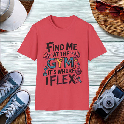 Flexing at the Gym T-Shirt - Location: United States