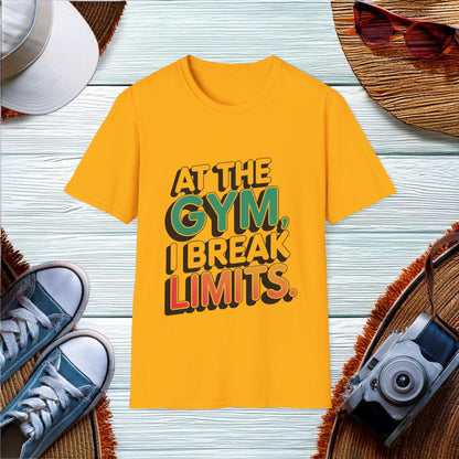 Breaking Limits at the Gym T-Shirt - Location: United States