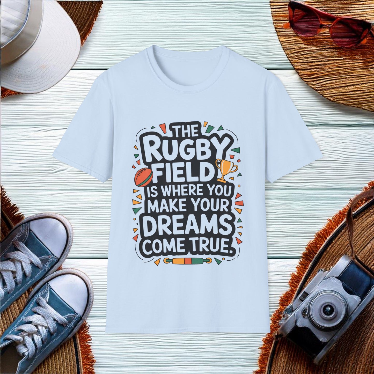 Dreams on the Rugby Field T-Shirt - Location: United States