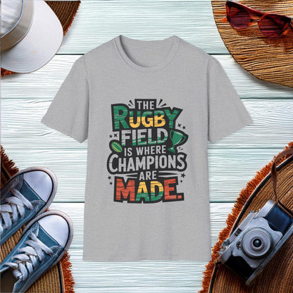 Champions on the Rugby Field T-Shirt - Location: United States