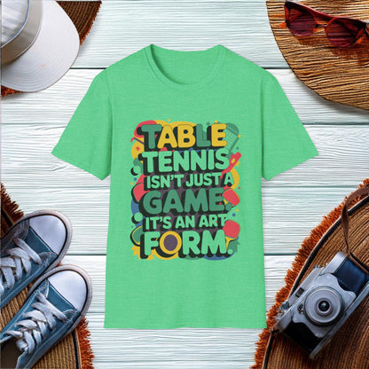 Table Tennis Art Form T-Shirt - Location: United States