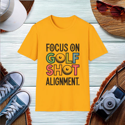 Focus on Golf Shot Alignment T-Shirt - Location: United States