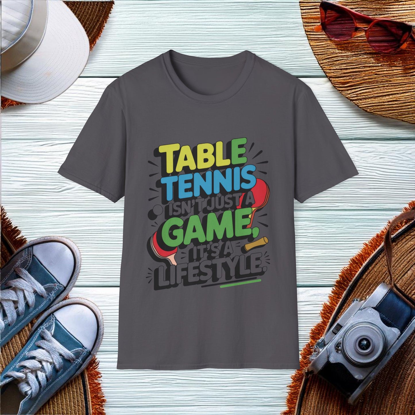 Table Tennis Lifestyle T-Shirt - Location: United States