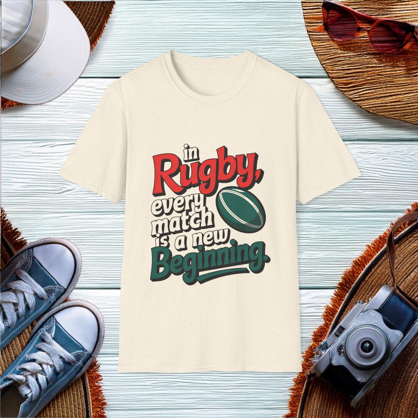 Inspiration for Rugby Enthusiasts T-Shirt - Location: United States