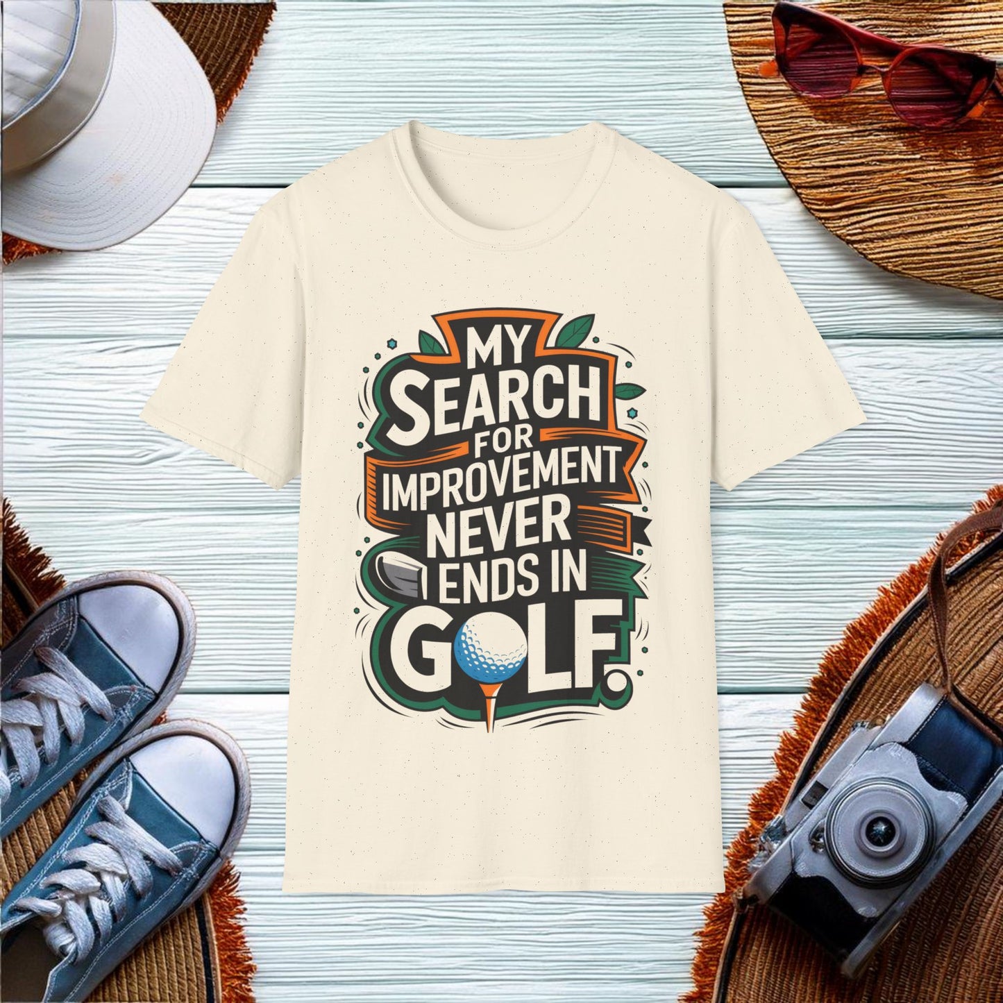 Continuous Improvement in Golf T-Shirt - Location: United States