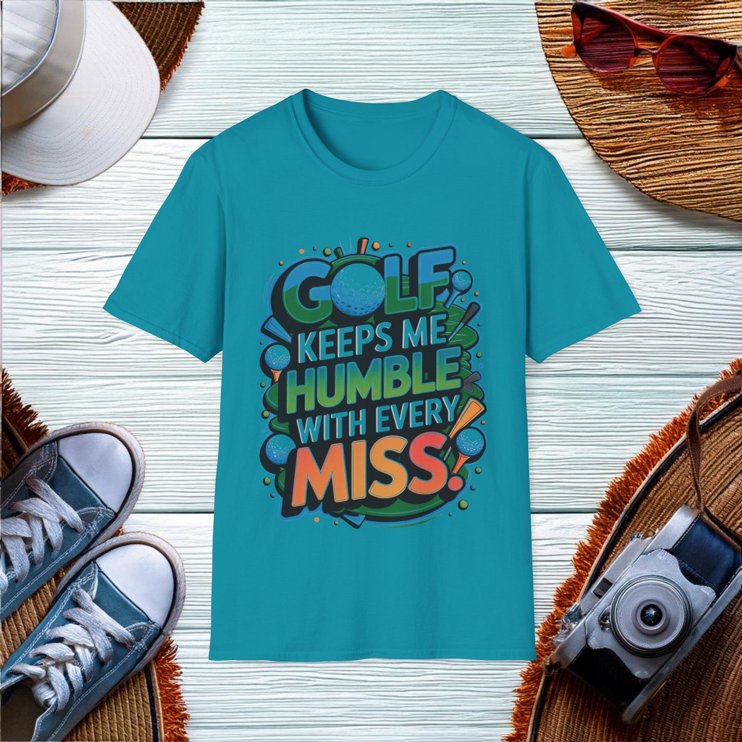 Golf Keeps Me Humble T-Shirt - Location: United States