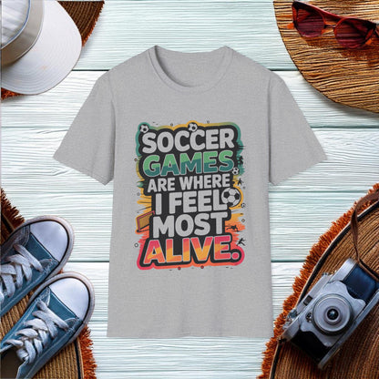 Soccer Games Quote T-Shirt - Location: United States