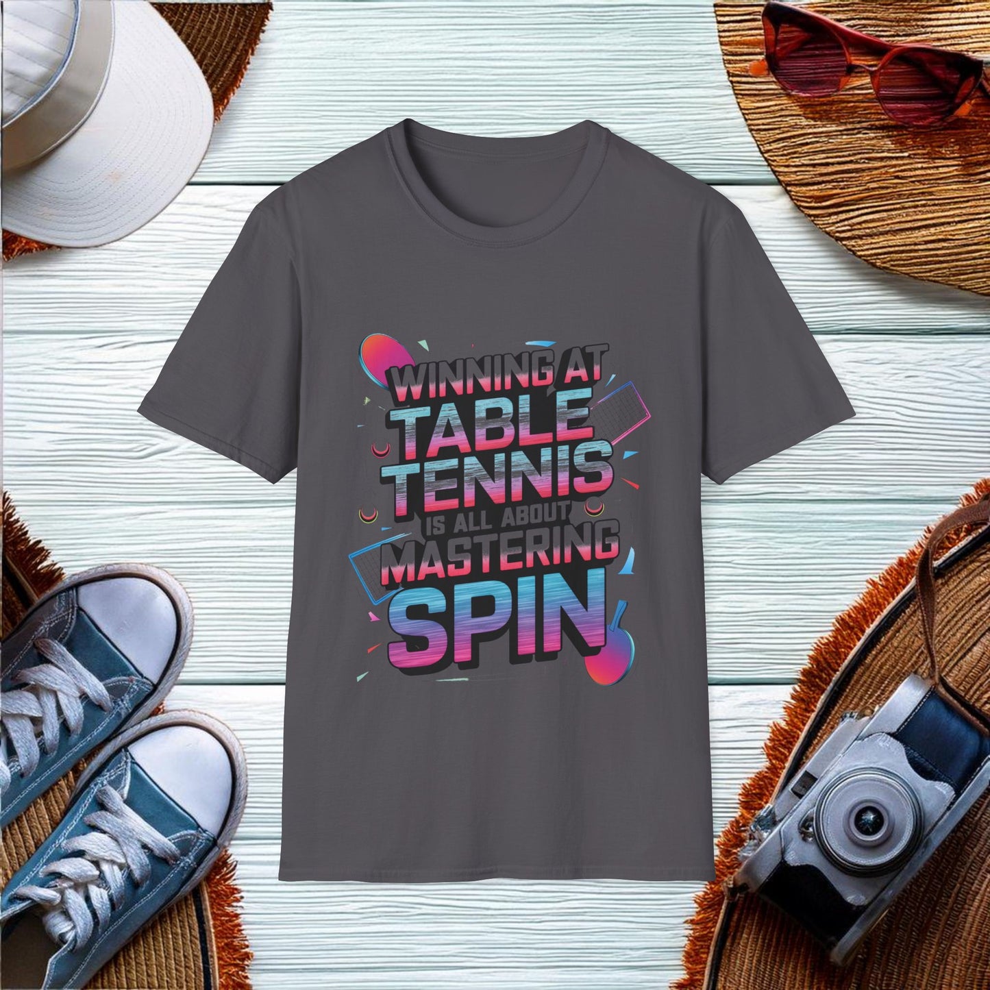 Mastering Table Tennis Spin T-Shirt - Location: United States