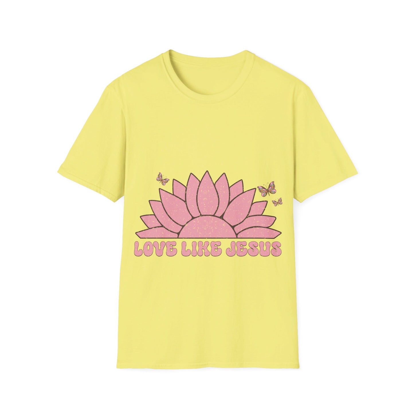 Love Like Jesus Sun butterflies T-Shirt