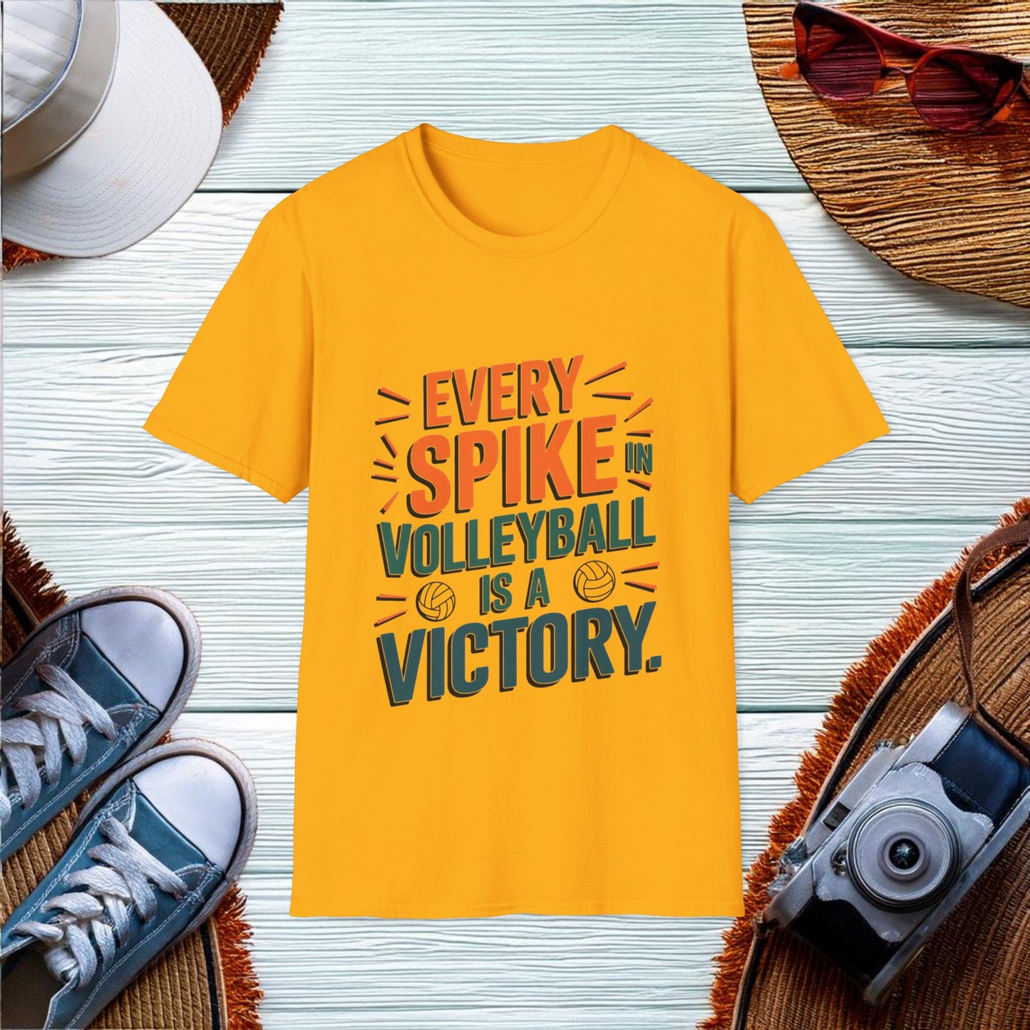 Every Spike in Volleyball is a Victory T-Shirt - Location: United States