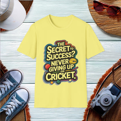 The Secret to Success in Cricket T-Shirt - Location: United States