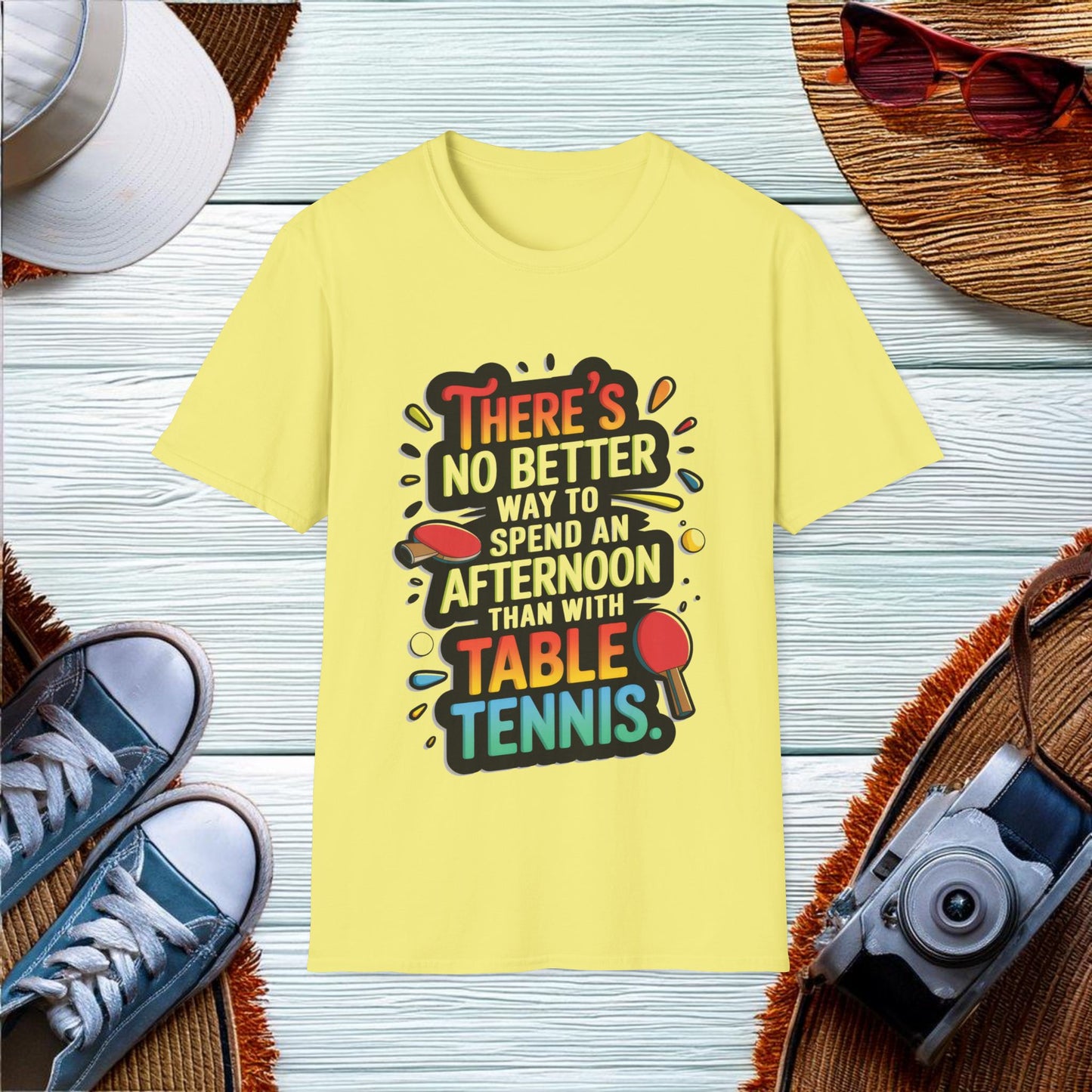 Perfect Afternoon with Table Tennis T-Shirt - Location: United States