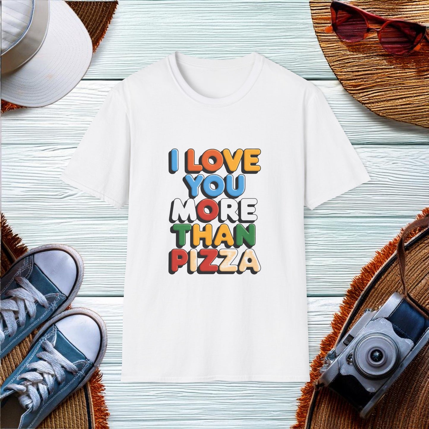 I Love You More Than Pizza T-Shirt Hit - Location: United States