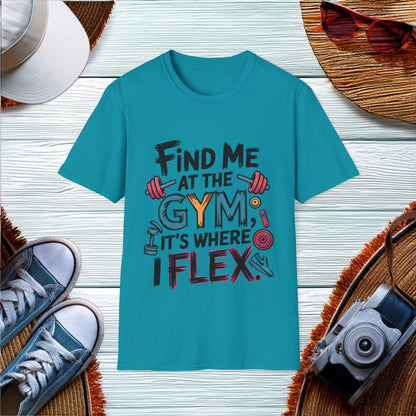 Flexing at the Gym T-Shirt - Location: United States