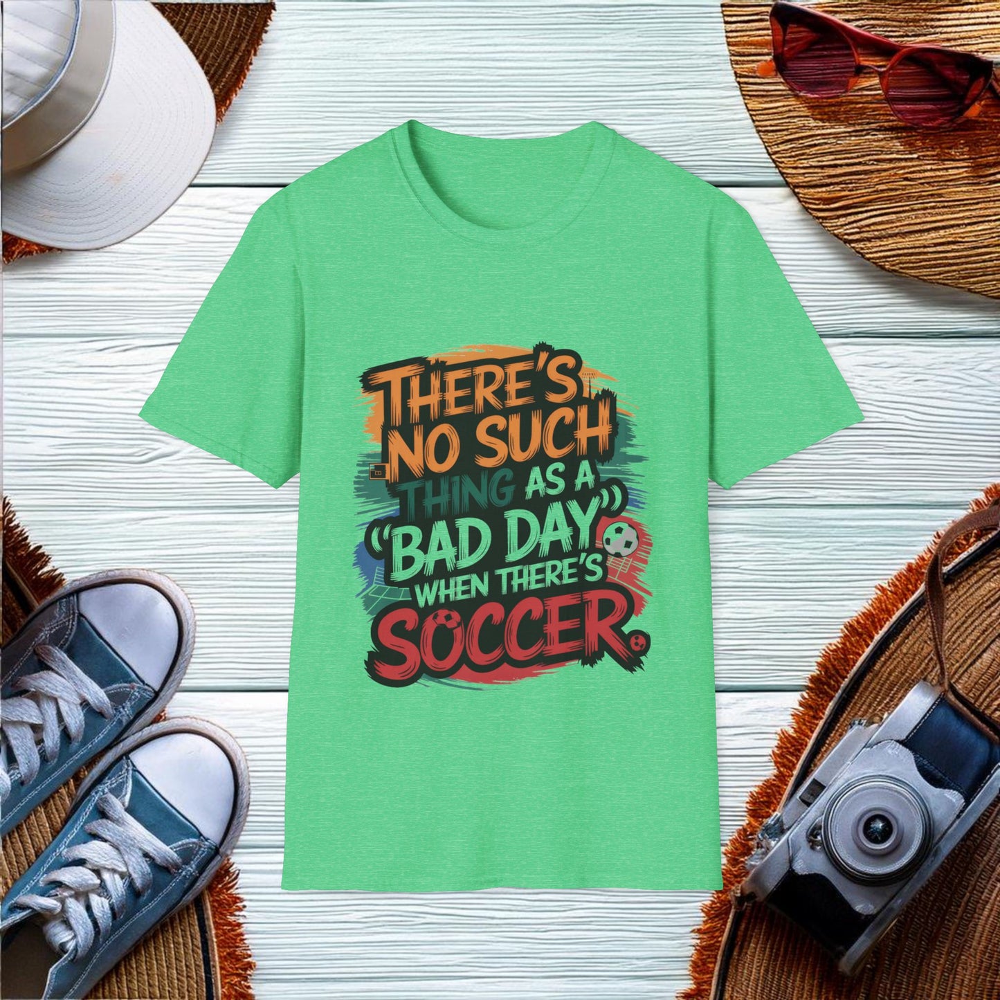 No Bad Days with Soccer T-Shirt - Location: United States