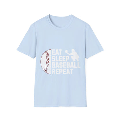 Eat Sleep Baseball Repeat T-Shirt