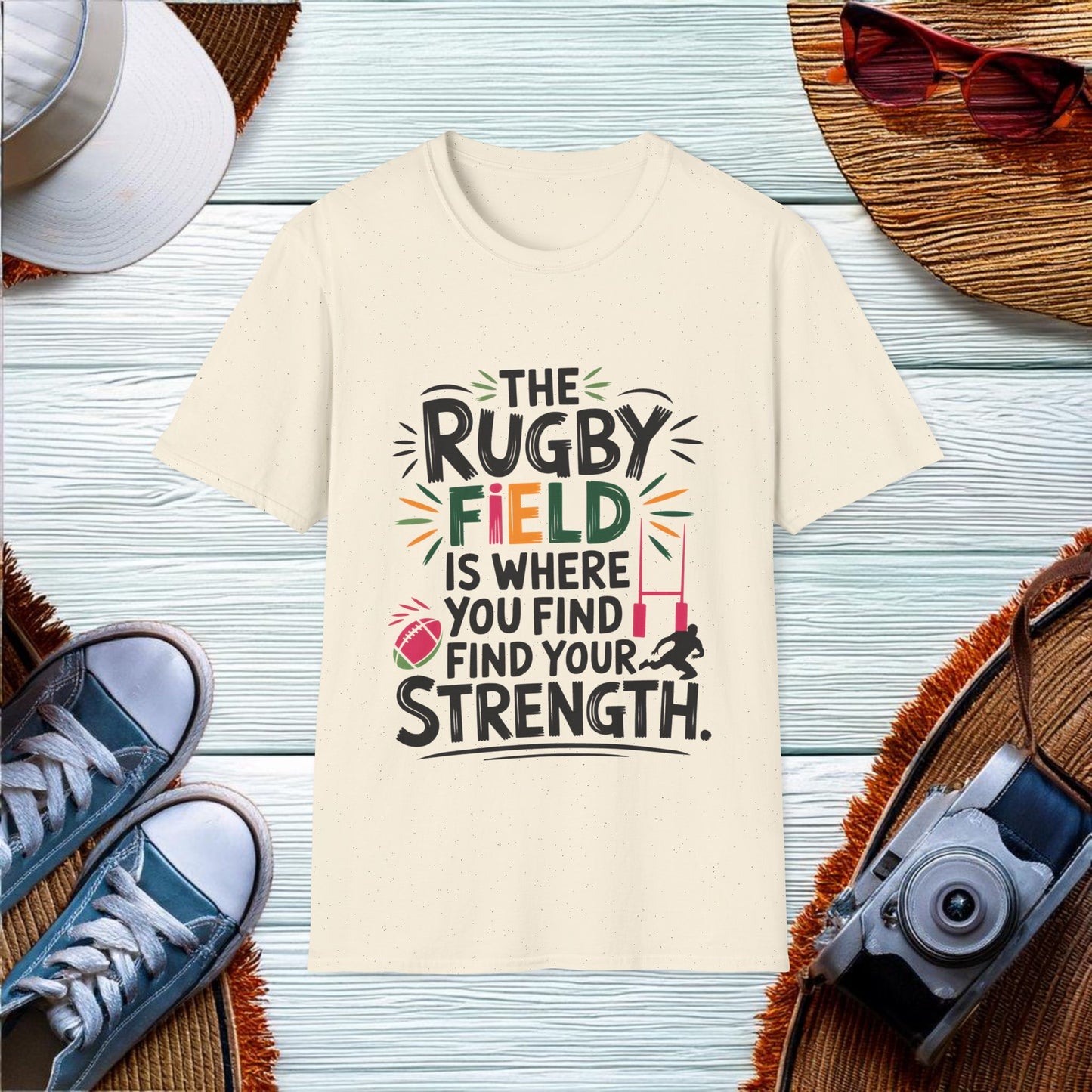 Finding Strength on the Rugby Field T-Shirt - Location: United States