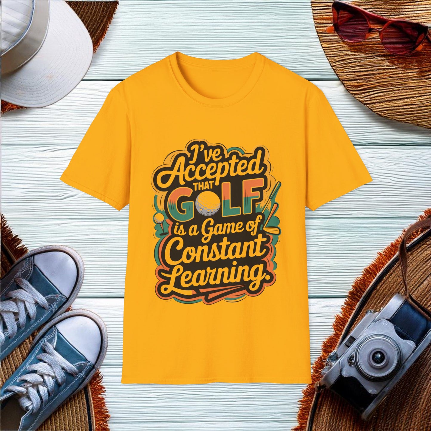 Constant Learning in Golf T-Shirt - Location: United States