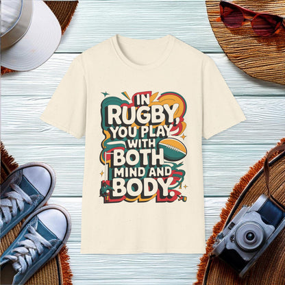 Mind and Body in Rugby T-Shirt - Location: United States