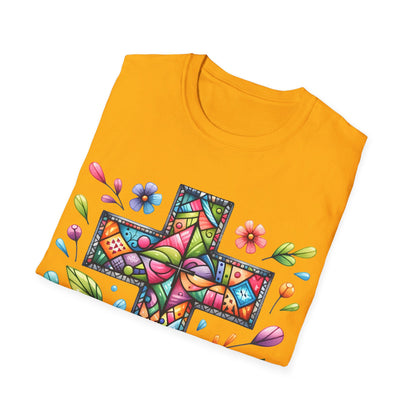 Faith - Cross - flowers  T-Shirt