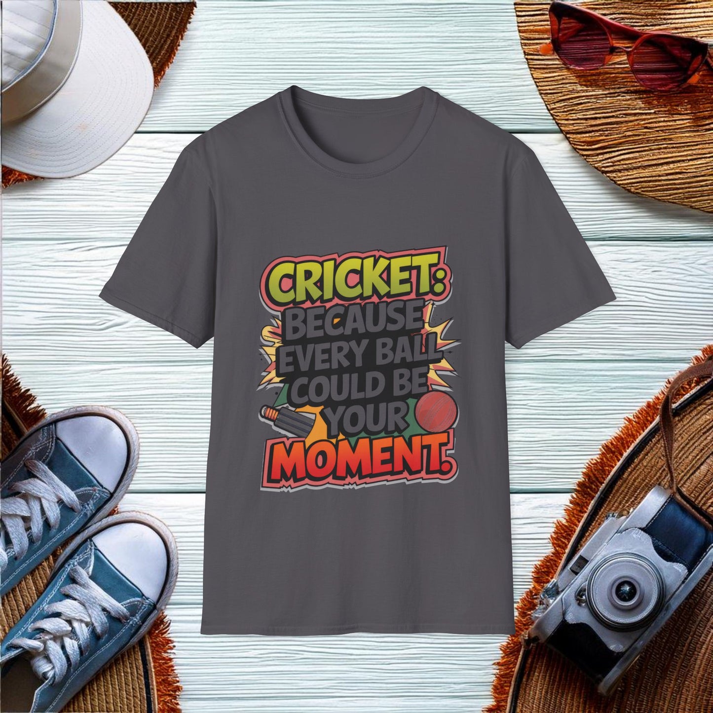 Cricket Every Ball is a Moment T-Shirt - Location: United States