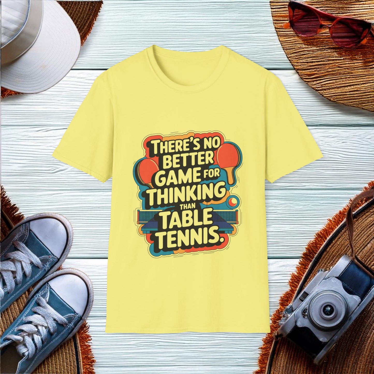 Quick Thinking in Table Tennis T-Shirt - Location: United States