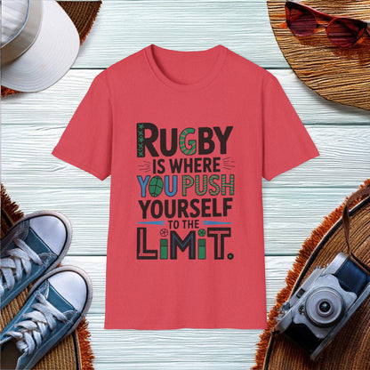 Limit-Pushing in Rugby T-Shirt - Location: United States