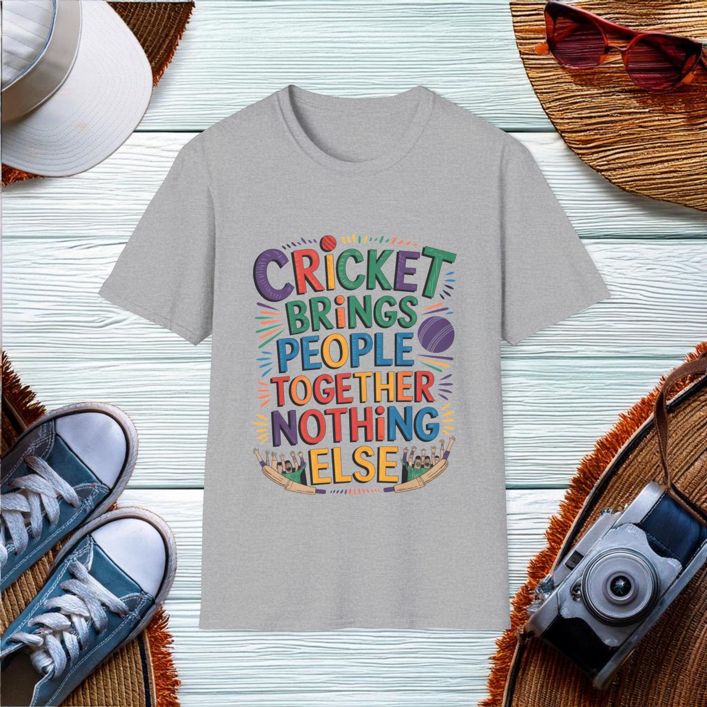 Cricket brings people together T-Shirt - Location: United States