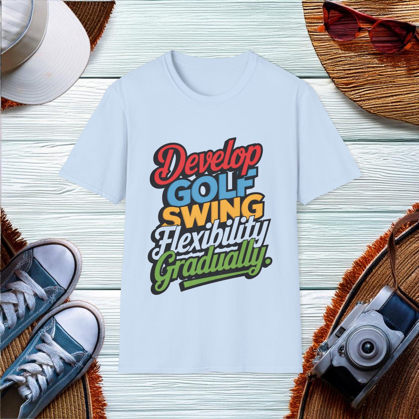 Developing Golf Swing Flexibility T-Shirt - Location: United States