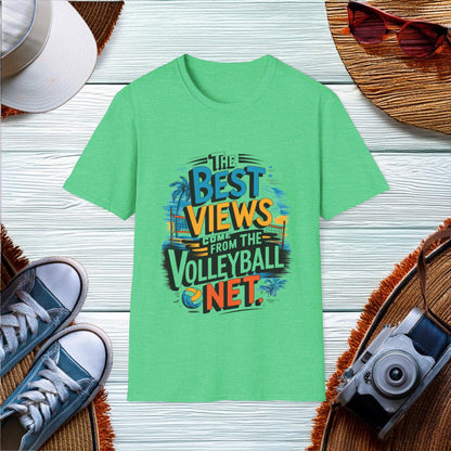 The best views come from the volleyball net T-Shirt - Location: United States