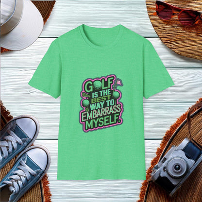 Golf Embarrassment Quote T-Shirt - Location: United States