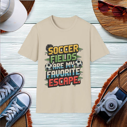 Soccer Fields Escape T-Shirt - Location: United States