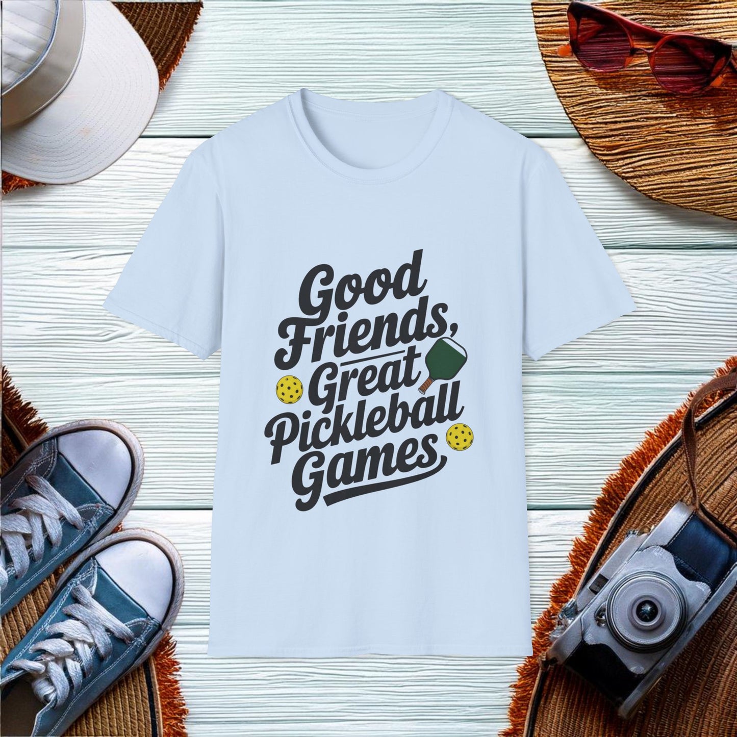 Good friends great pickleball games T-Shirt - Location: United States